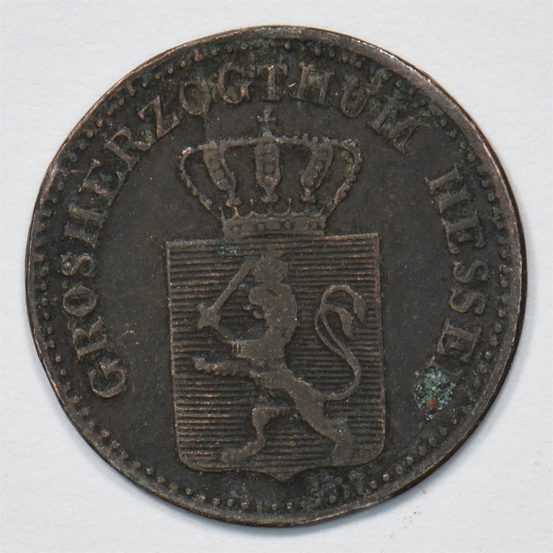Germany 1858 Henry LXVII Pfennig P9029770