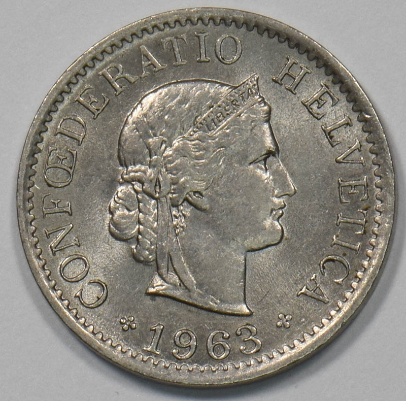 Switzerland 1963-B 5 Rappen Head of Libertas P902826 combine shipping0