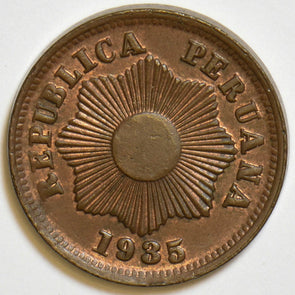 Peru 1935 Centavo P290025 combine shipping0