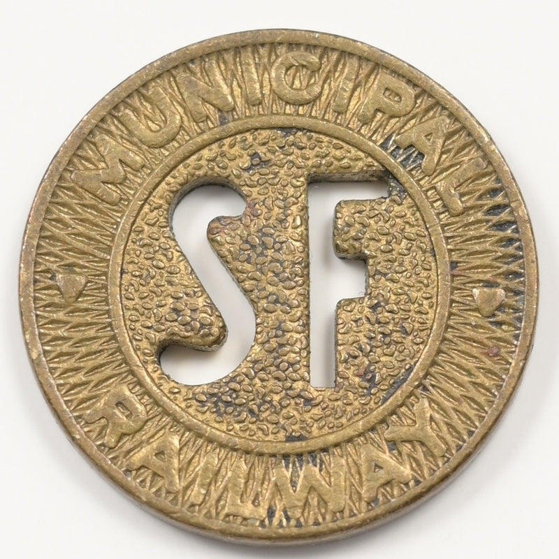 San Francisco Municipal Railway One Fare Token P1515290