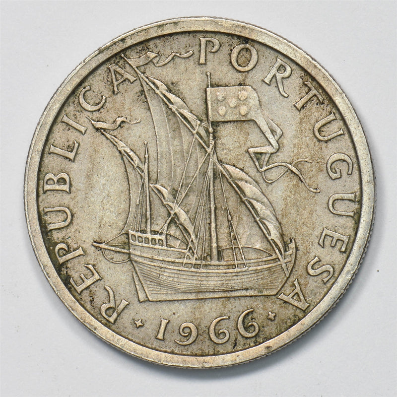 Portugal 1966 5 Escudos boat sailing P903430 combine shipping0