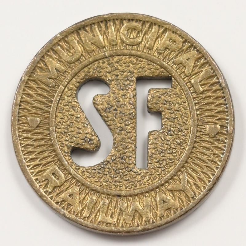 San Francisco Municipal Railway One Fare Token P1515260