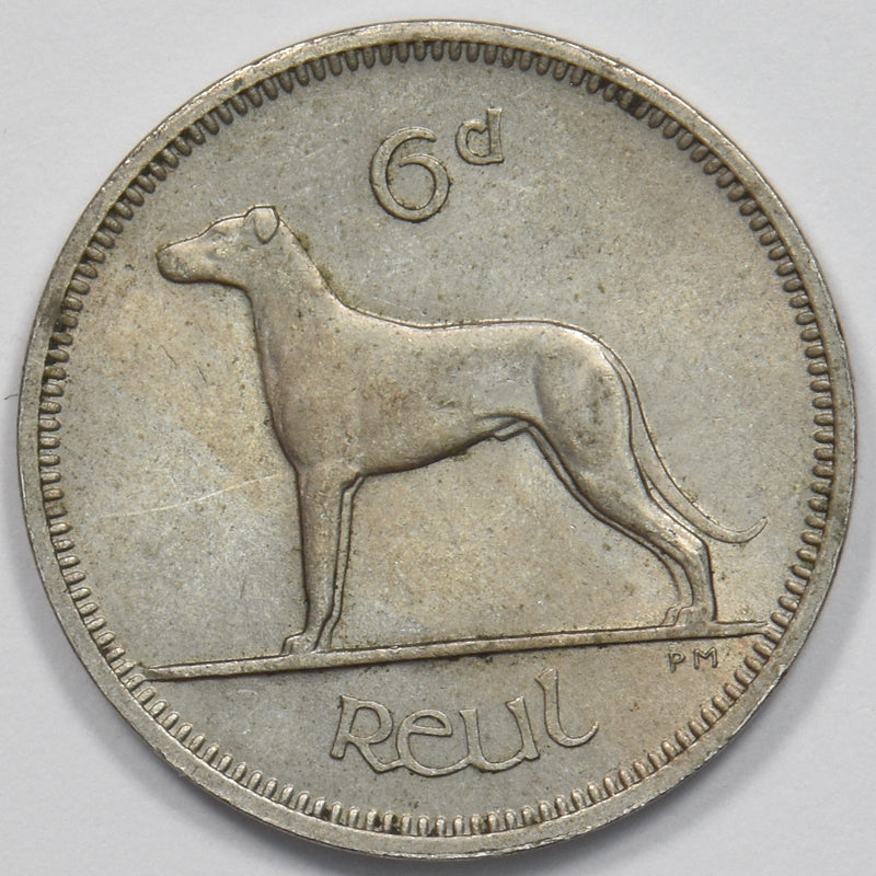 Ireland 1962 6 pence Clairseach Reul P9025680