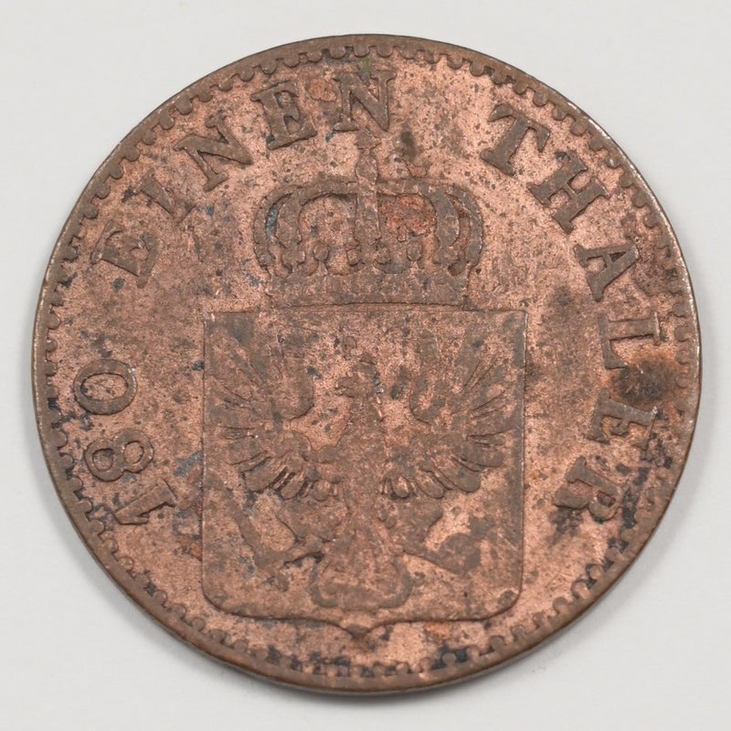Prussia (German States) 1853-A Frederick William IV 2 Pfenninge P9042090