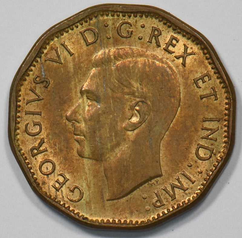 Canada 1943 5 Cents Geroge VI P902824 combine shipping0