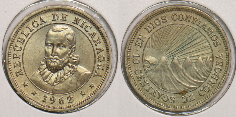 Nicaragua 1962 10 Centavos P240028 combine shipping0