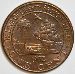 Liberia 1972 Cent Elephant animal P290019 combine shipping1