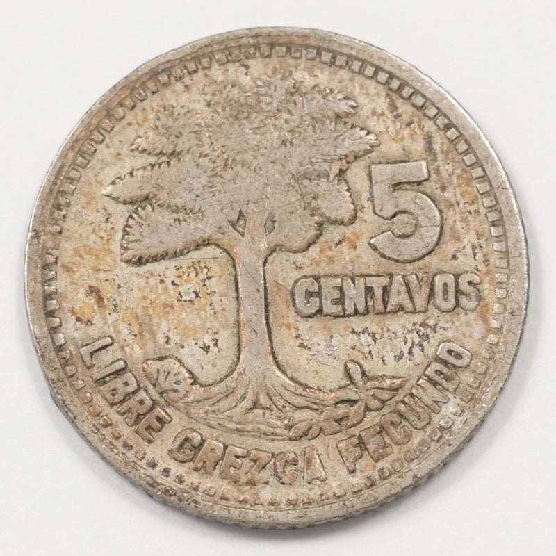 Guatemala 1925 Republic 5 Centavos P9041000