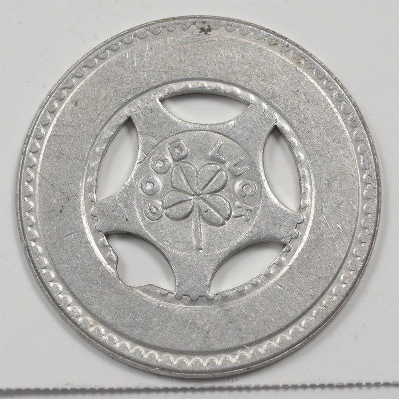 Star Badge and Flag Design Good Luck Token P1915190