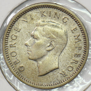 New Zealand 1937 3 Pence P900339 combine shipping1