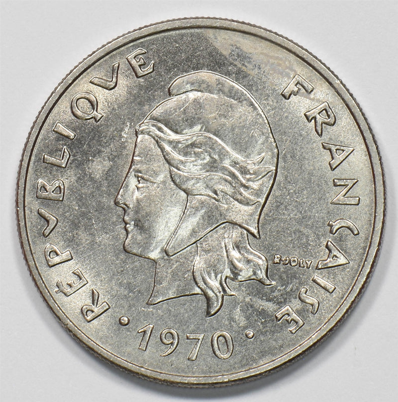 French Polynesia 1970 Marianne 20 Francs P9029000