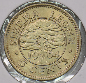 Sierra Leone 1964 5 Cents P190333 combine shipping2