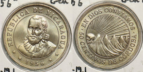 Nicaragua 1956 50 Centavos Gem BU P290284 combine shipping0
