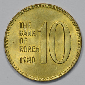 South Korea 1980 Republic 10 Won P9029351