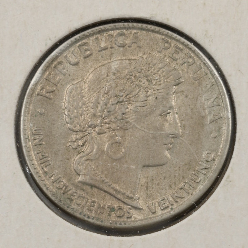 Peru 1921 Republic 10 Centavos P1914220