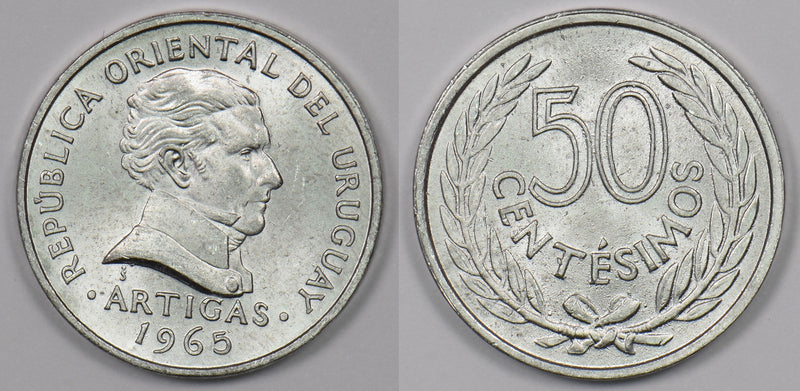 Uruguay 1965 50 Centesimos P190277 combine shipping0