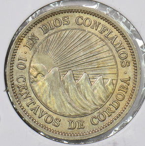 Nicaragua 1964 10 Centavos P290393 combine shipping2
