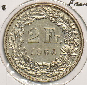 Switzerland 1968 2 Francs animal P150051 combine shipping2