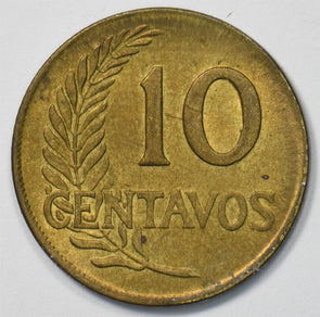 Peru 1962 10 Centavos Bust of Ceres P903521 combine shipping1
