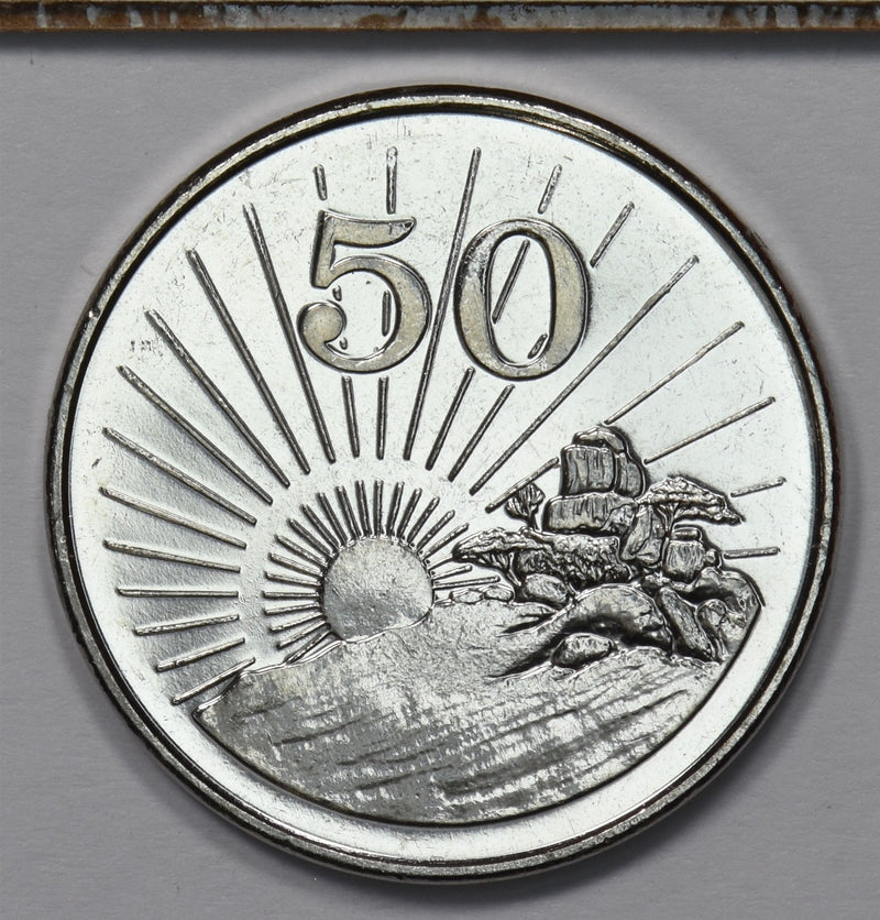 Zimbabwe 2002 Republic 50 Cents Proof Eagle P9031450