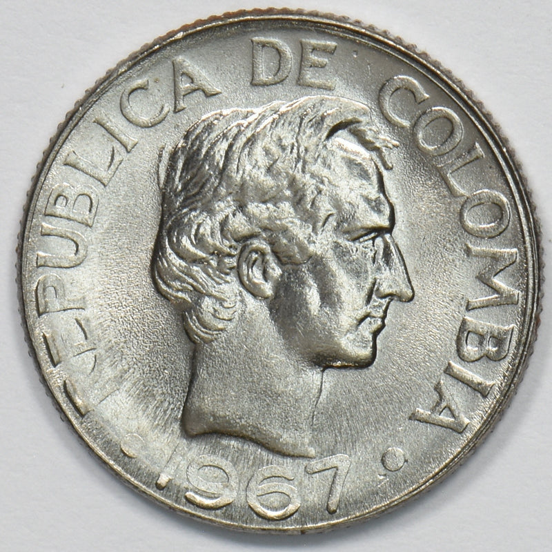 Colombia 1967 Francisco de Paula Santander 10 Centavos P1911140