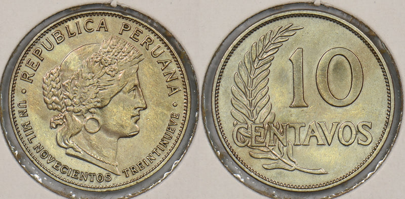 Peru 1939 10 Centavos P190234 combine shipping0
