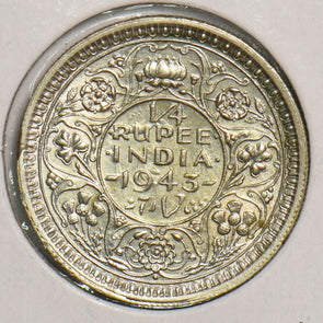 India British 1943 B 1/4 Rupee P290349 combine shipping2