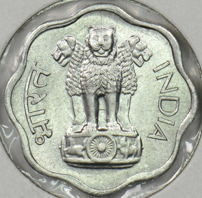 India Republic 1966 2 Paise Lion animal P150149 combine shipping0