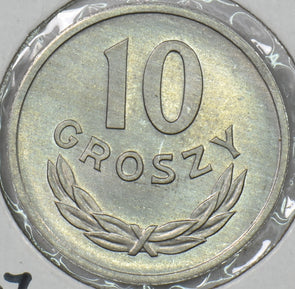 Poland 1970 10 Groszy Gem BU YAA47 Eagle P190529 combine shipping1