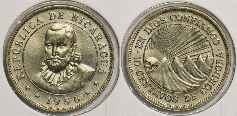 Nicaragua 1956 10 Centavos P290241 combine shipping0