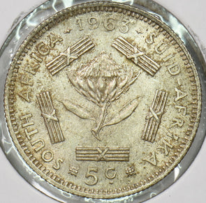 South Africa 1963 5 Cents P190409 combine shipping1