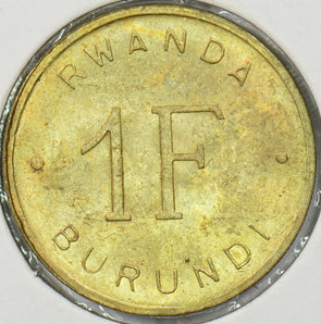 Burundi 1961 Franc Lion animal Rwanda P150204 combine shipping1