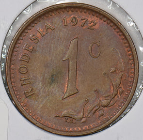 Rhodesia 1972 Cent P190341 combine shipping2