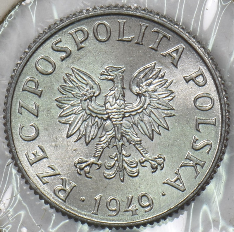 Poland 1949 Grosz Eagle P190588 combine shipping0