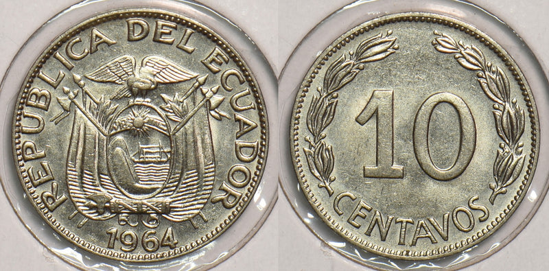 Ecuador 1964 10 Centavos P240019 combine shipping0