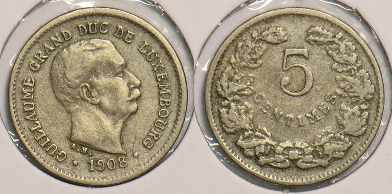 Luxembourg 1908 5 Centimes P150104 combine shipping0
