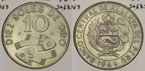 Peru 1969 10 Soles P190343 combine shipping0