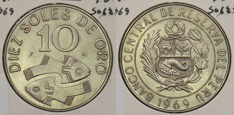 Peru 1969 10 Soles P190343 combine shipping0