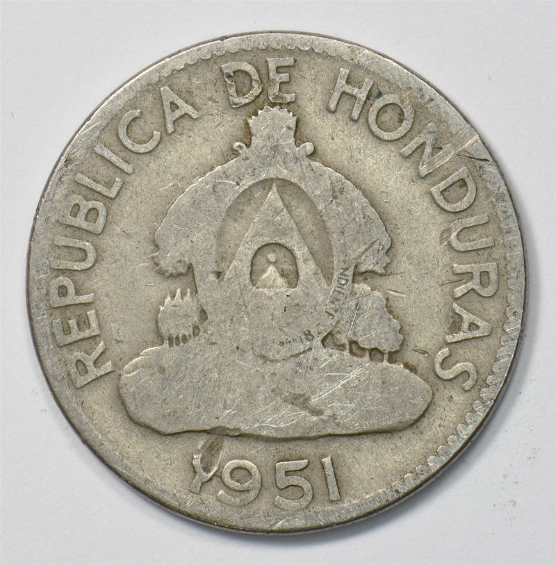 Honduras 1951 10 Centavos Pyramid P903505 combine shipping0