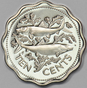 Bahamas 1974-f 10 Cents Two Bonefish P903481 combine shipping1