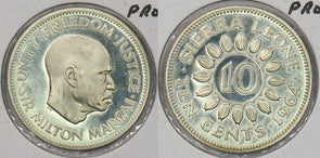 Sierra Leone 1964 10 Cents Proof P190291 combine shipping0