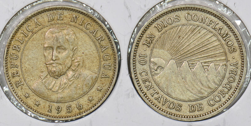 Nicaragua 1956 10 Centavos P290417 combine shipping0