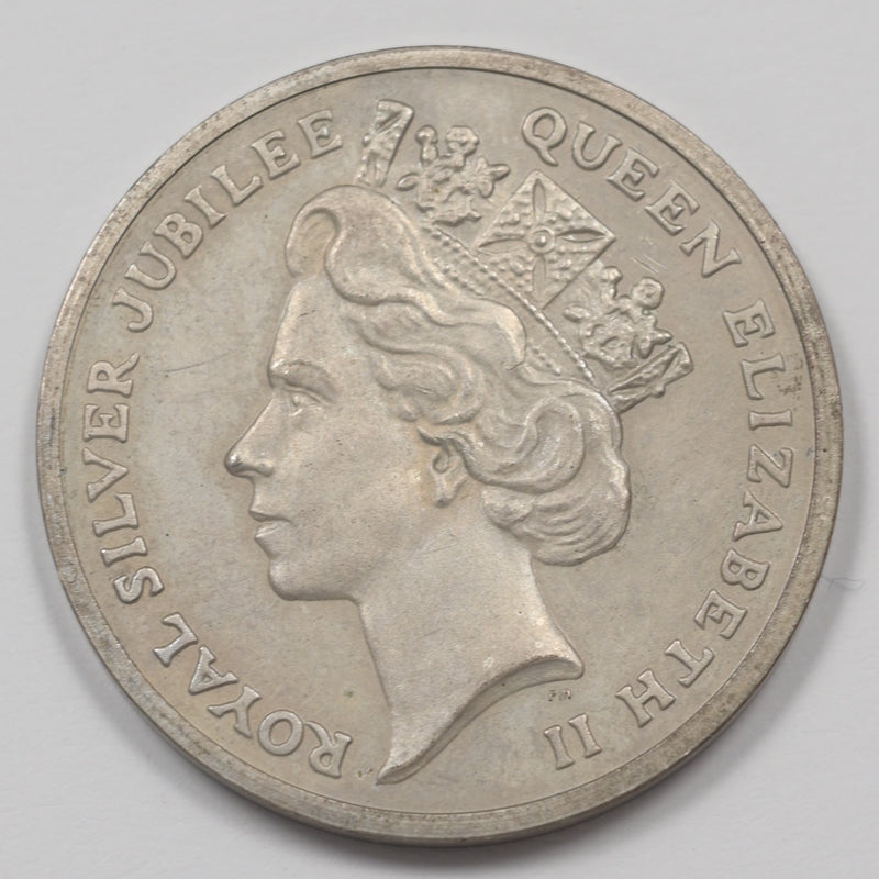 Hong Kong 1952-1977 Queen Elizabeth-Clad Jubilee Commemorative Proof P1513380