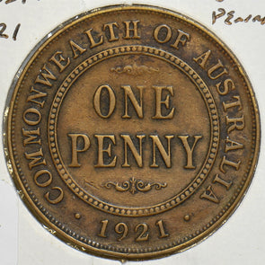 Australia 1921 Penny P290135 combine shipping1