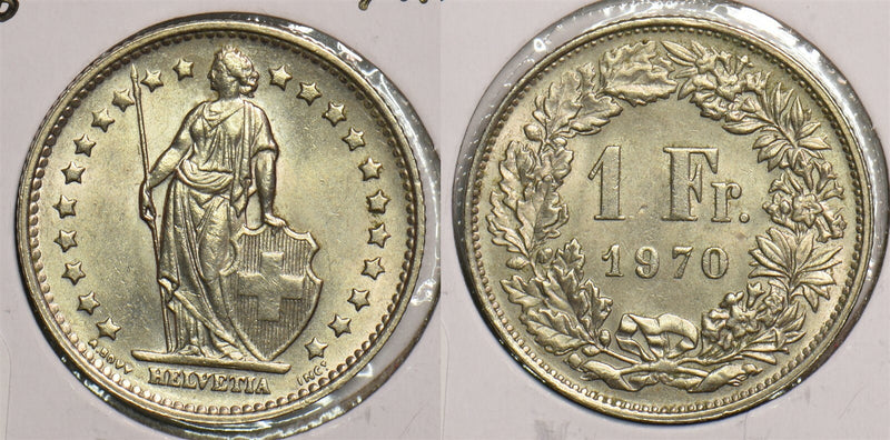 Switzerland 1970 Franc P190152 combine shipping0