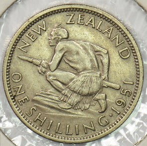 New Zealand 1951 Shilling P900422 combine shipping0