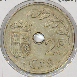 Spain 1937 25 Centimos P190220 combine shipping2