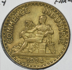France 1924 2 Francs P190522 combine shipping0