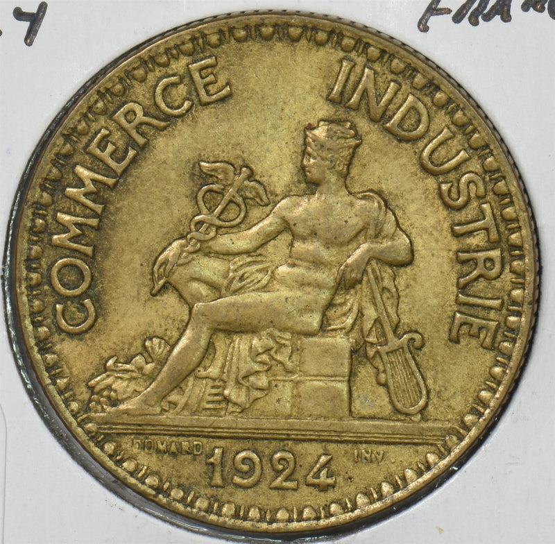 France 1924 2 Francs P190522 combine shipping0