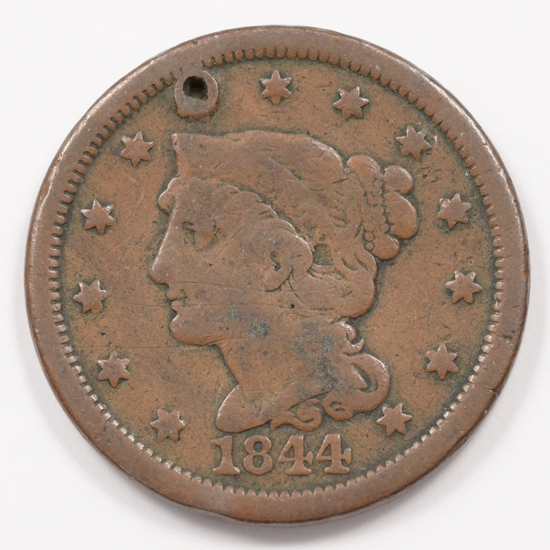 1844 Braided Hair Large Cent P9047920